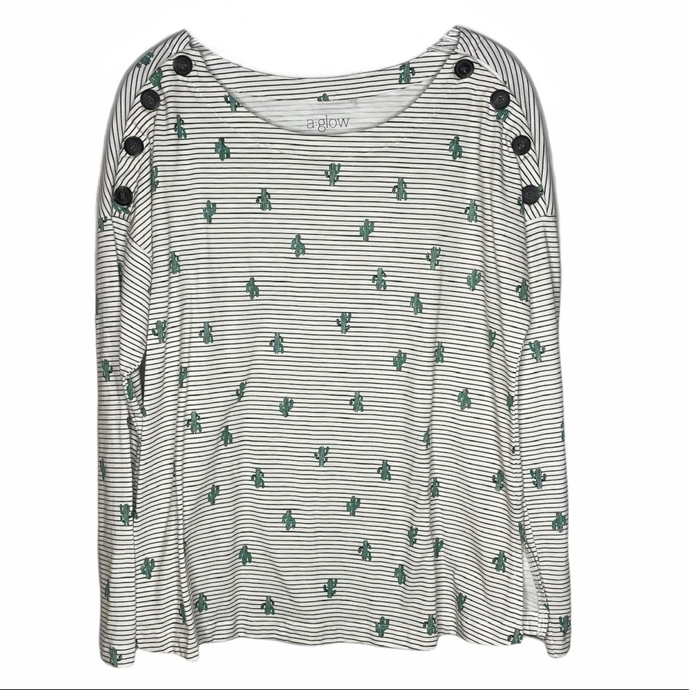 A:glow Cactus Nursing Maternity Top